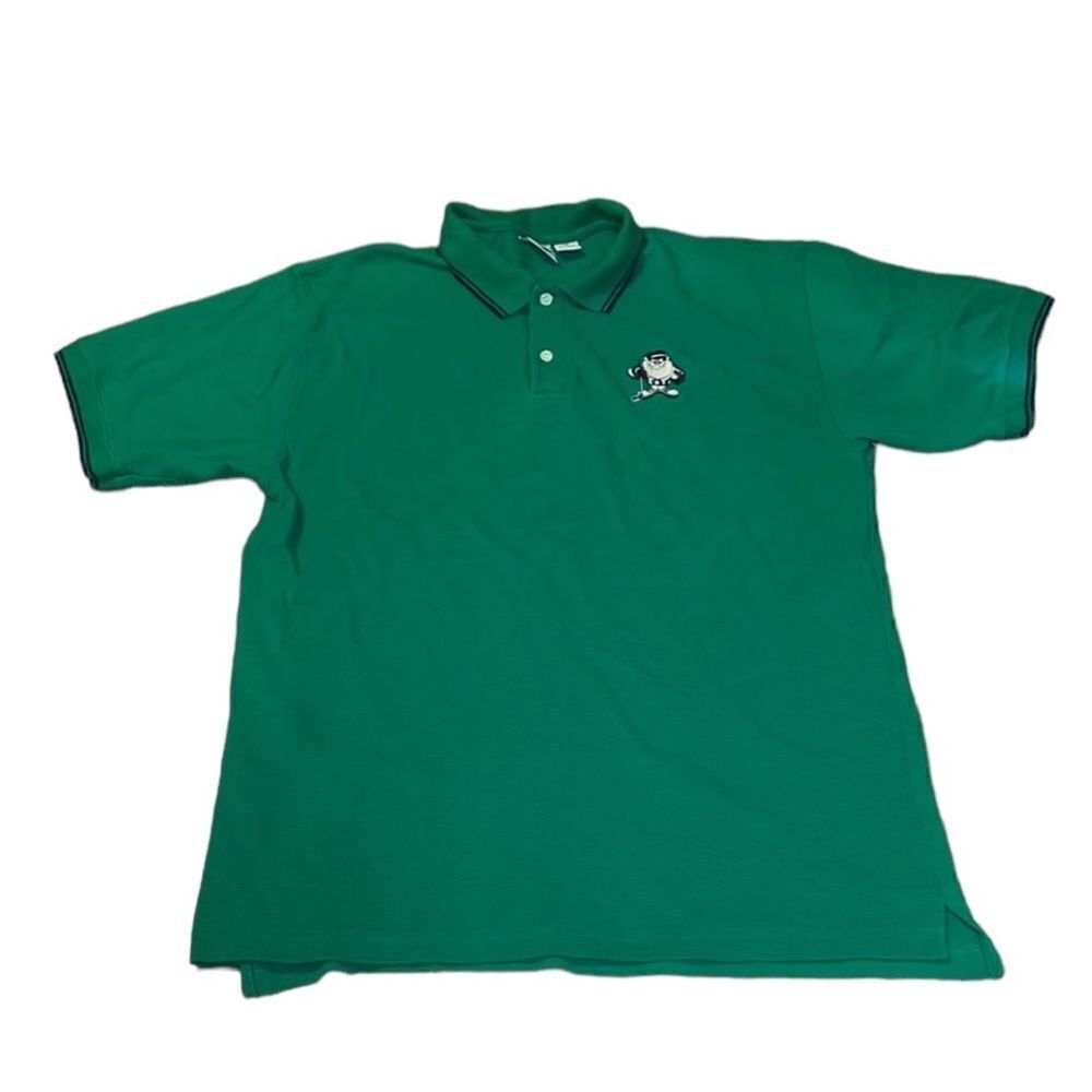 Vintage Looney Tunes Classic GOLF Polo, Taz, Tazmanian Devil, green, XL